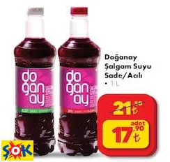 DOĞANAY ŞALGAM SUYU SADE/ACILI 1 L